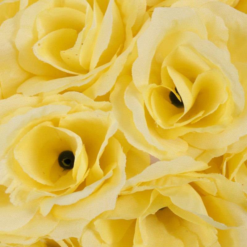 Flower Ball 9.84" Wedding Decoration Yellow Alimart