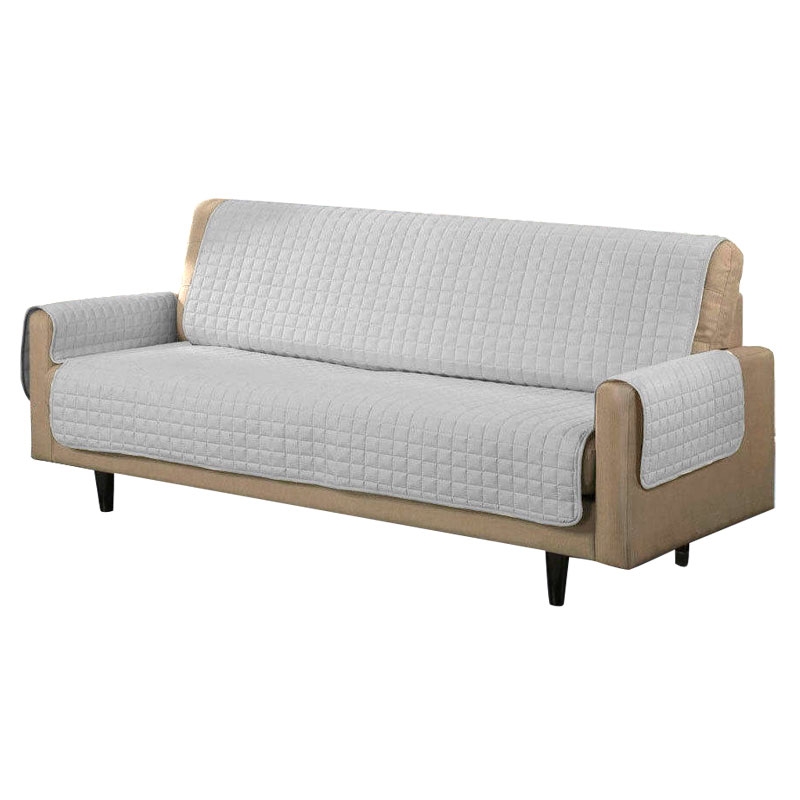 Sofa Covers 3Person Seat Cushion Dark Gray / Light Gray Alimart