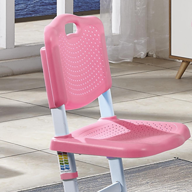 Adjustable Children Study Desk + Chair Set Pink Alimart