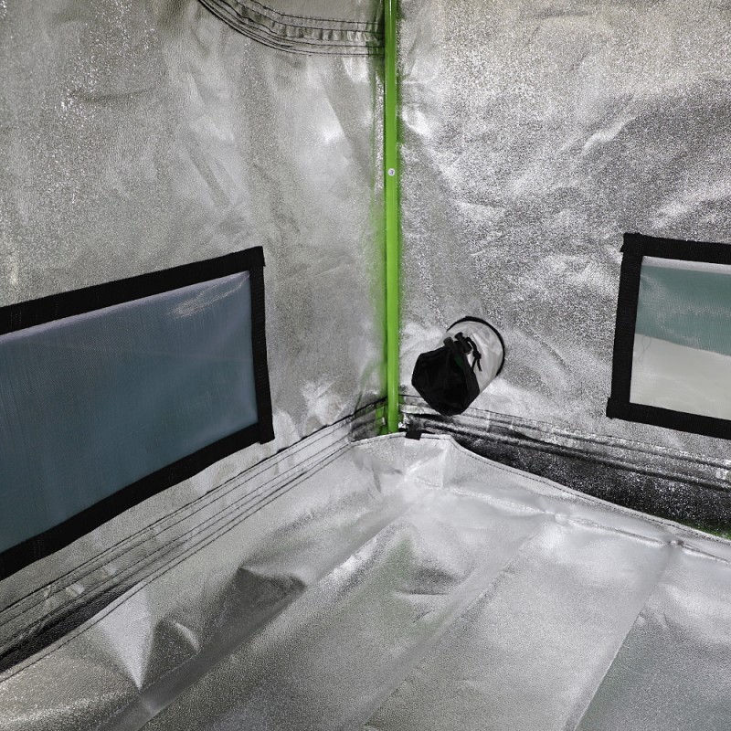 Door Grow Tent with Window Coolgrows 48" x 48" x 80" Black Alimart