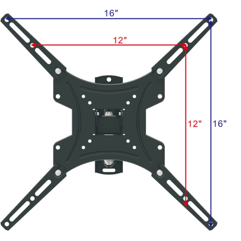 Full Motion TV Wall Mount Swivel Bracket 32 40 42 47 55 Inch LED LCD