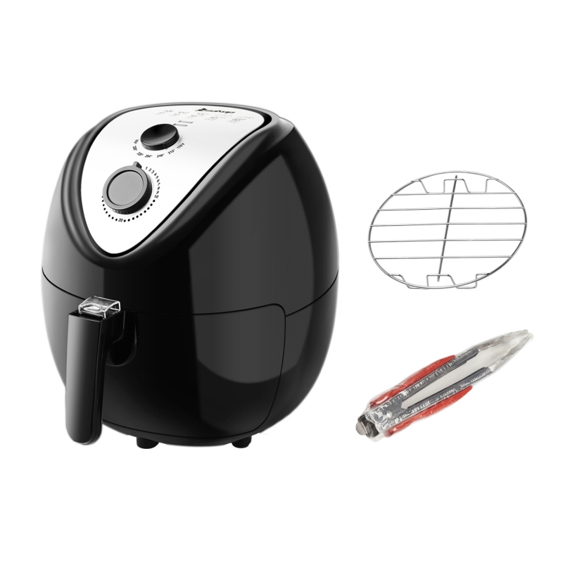 ZOKOP 1800W 5.3L Electric Large Deep Air Fryer Timer Temperature