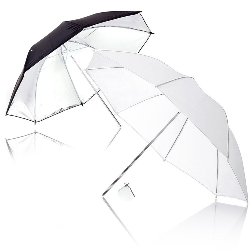 Vamery 45W White Umbrellas Silver Black Umbrellas Soft Light Box Alimart