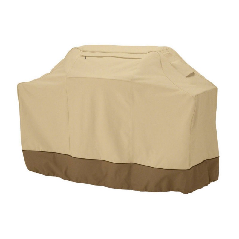 Barbecue Grill Cover High Quality Protective Waterproof Beige & Brown M