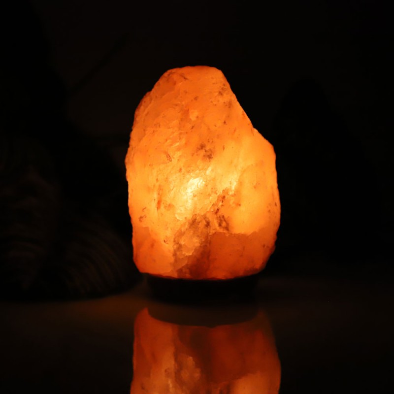 Natural Salt Rock Air Purifyer Night Table Lamp Alimart