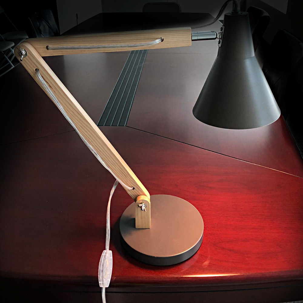 Long Arm Desk Lamp Work Reading Adjustable Office Studio Folding LED Table Light Alimart