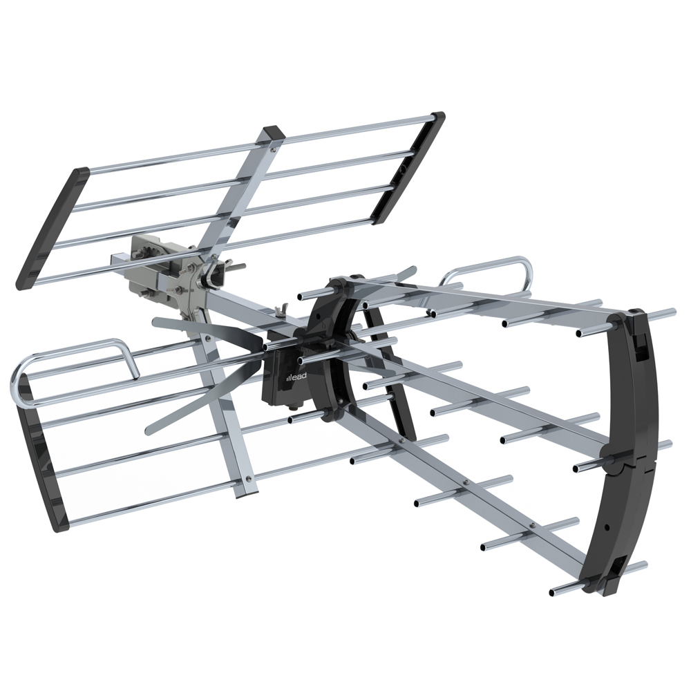 200 Mile Long Range Outdoor TV Antenna Satellite Dish Amplified HDTV